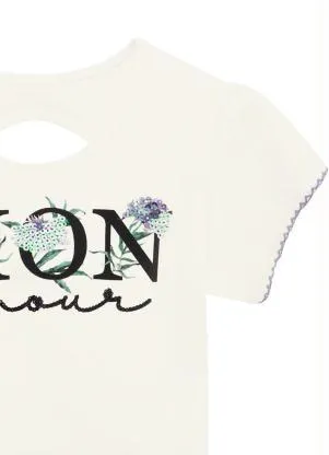 Milon - Conjunto Infantil MeninaOff White - MILON