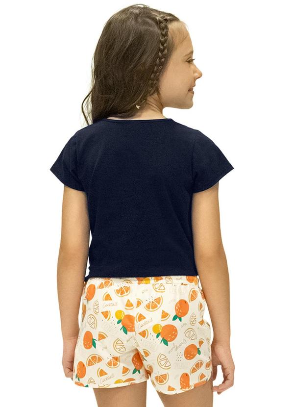 Rovi Kids - Conjunto Infantil Menina Orange Azul 2