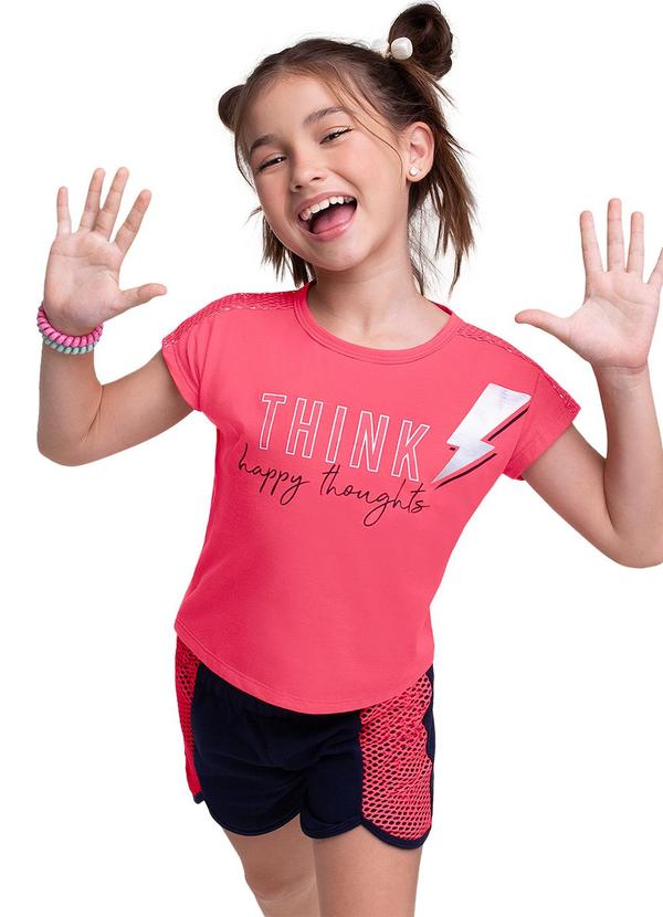 Kyly - Conjunto Infantil Menina Rosa