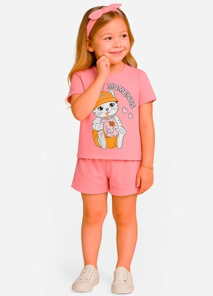 Select - Conjunto Infantil Feminino Rosa - SELECT