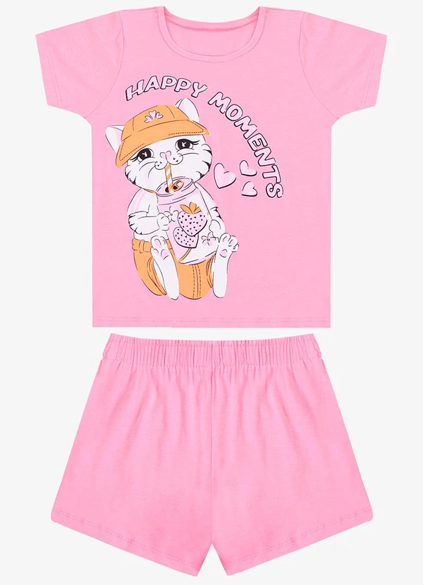 Select - Conjunto Infantil Feminino Rosa 3
