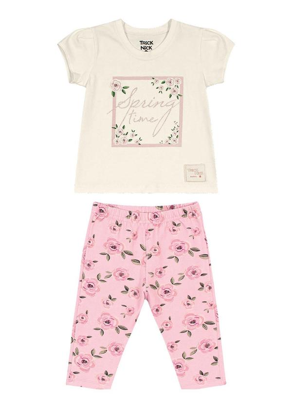 Trick Nick - Conjunto Infantil Menina Spring Time Rosa