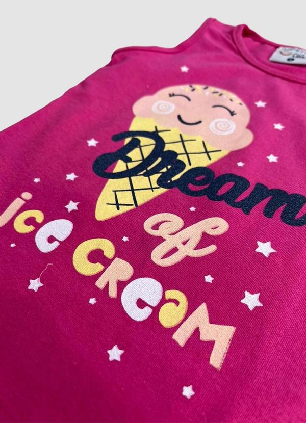Turminha - Conjunto Infantil Ice Cream Rosa 3