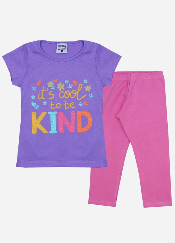 Turminha - Conjunto Infantil Kind Roxo