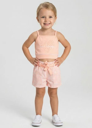 Turminha - Conjunto Infantil Laranja - TURMINHA