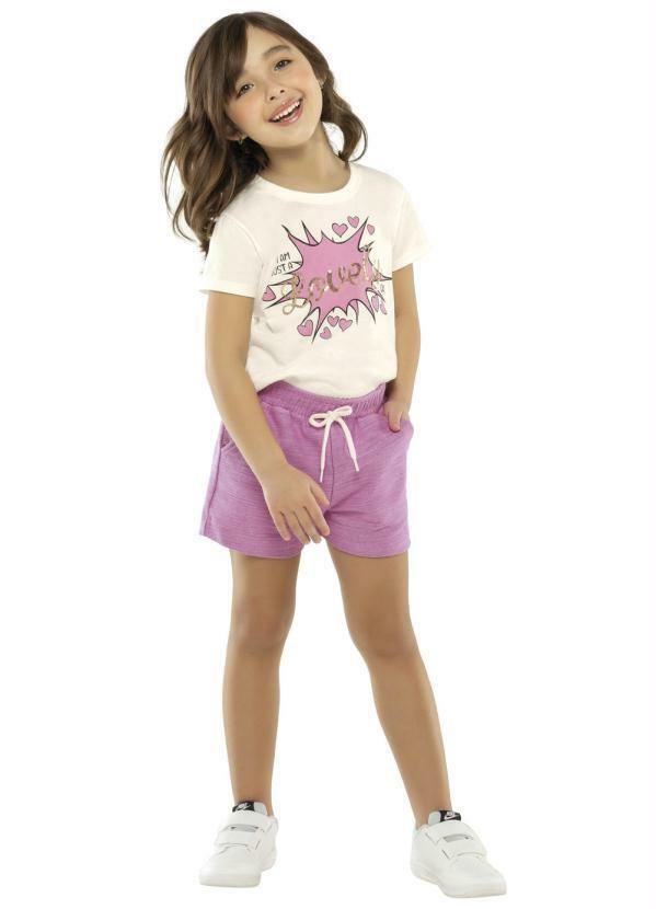 Trick Nick - Conjunto Infantil Lovely Girl Bege
