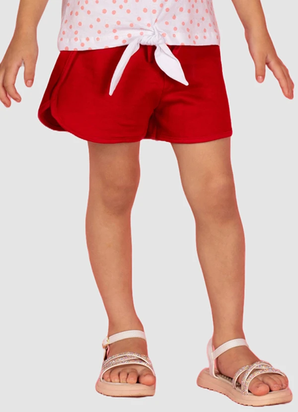 Turminha - Conjunto Infantil Meia Malha Verm 3