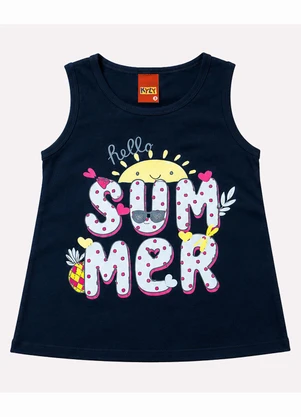 Kyly - Conjunto Infantil Menina Abacaxi Preto - KYLY