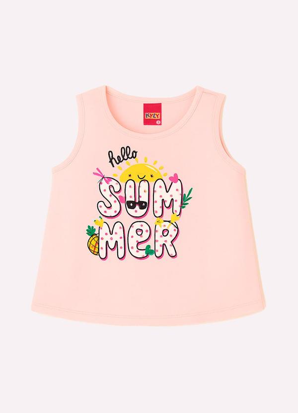 Kyly - Conjunto Infantil Menina Abacaxi Rosa 2