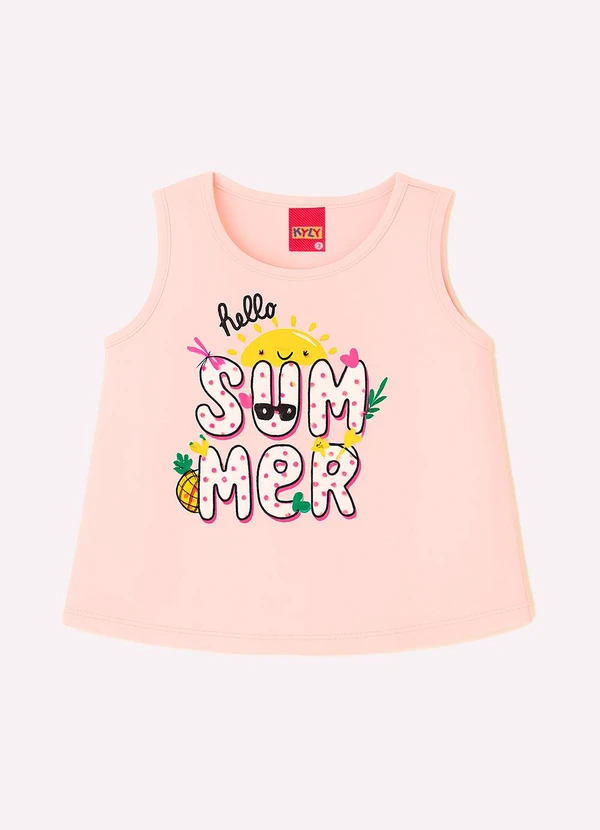 Kyly - Conjunto Infantil Menina Abacaxi Rosa 2