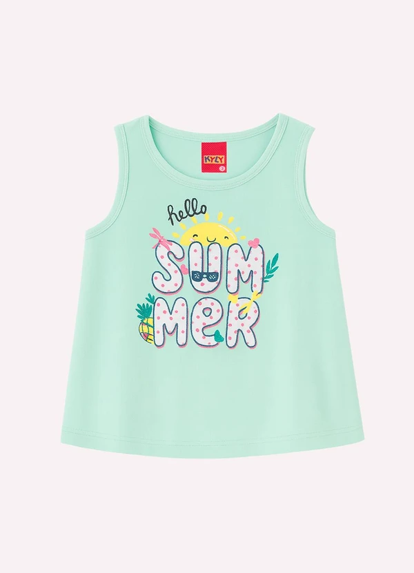 Kyly - Conjunto Infantil Menina Abacaxi Verde 2