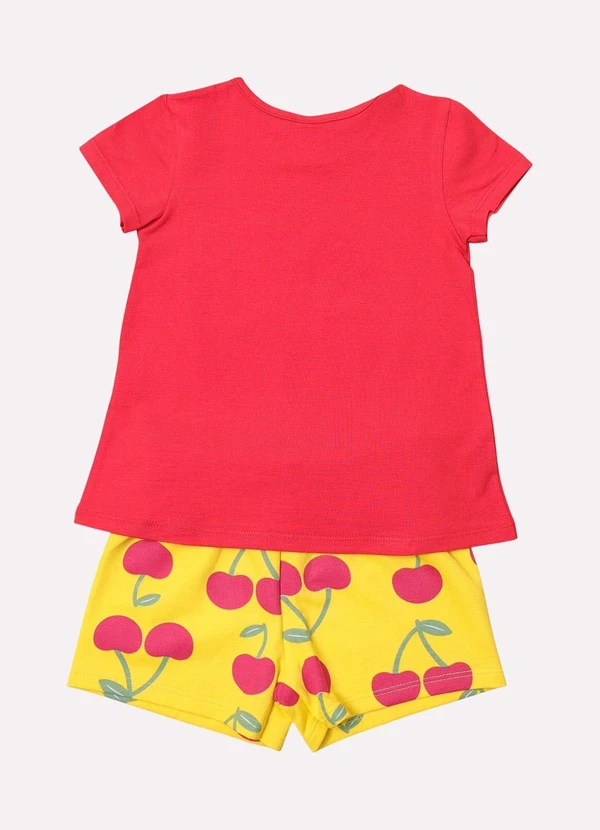 Kyly - Conjunto Infantil Menina Abelhinha Vermelho 3