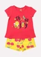 Kyly - Conjunto Infantil Menina Abelhinha Rosa - variação: Vermelho