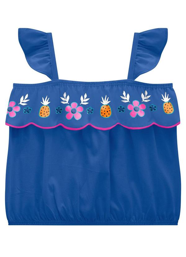 Nanai - Conjunto Infantil Menina Azul 2