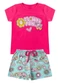 Select - Conjunto Infantil Menina Básico Curto Rosa - variação: Rosa
