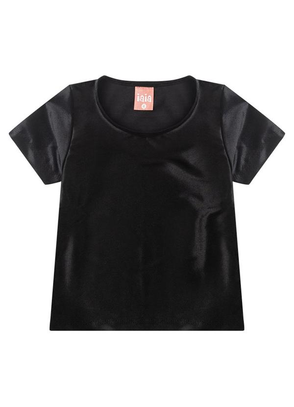 Rosa Azul - Conjunto Infantil Menina Básico Iaia Preto 3