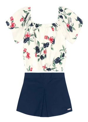 Mundi - Conjunto Infantil Menina Bege - MUNDI