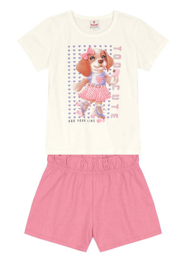 Brandili - Conjunto Infantil Menina Bege 2