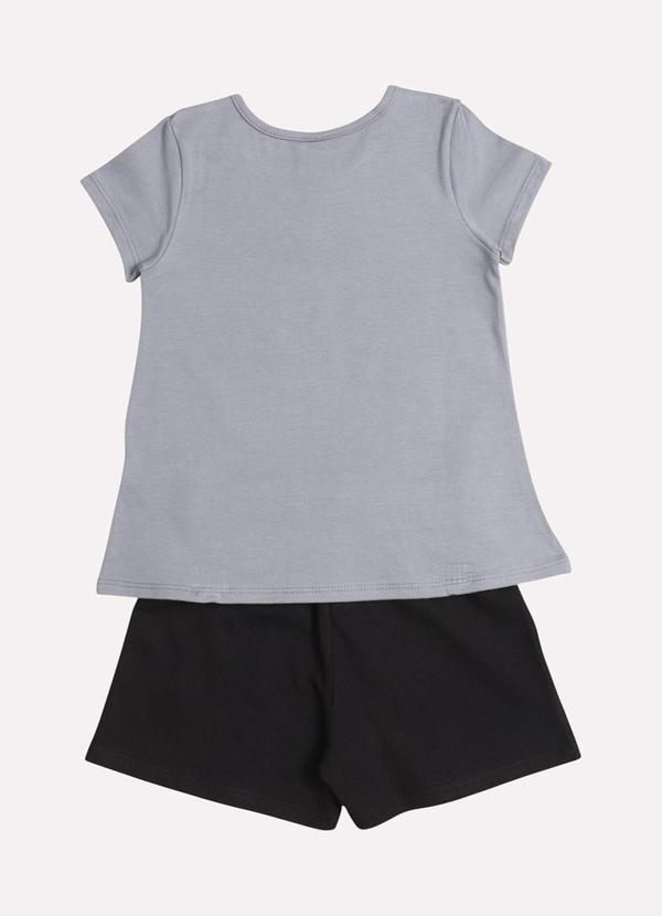 Kyly - Conjunto Infantil Menina Beija-Flor Cinza 3