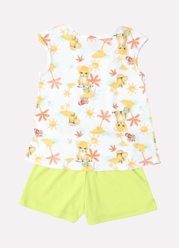 Kyly - Conjunto Infantil Menina Bichinhos Branco 3