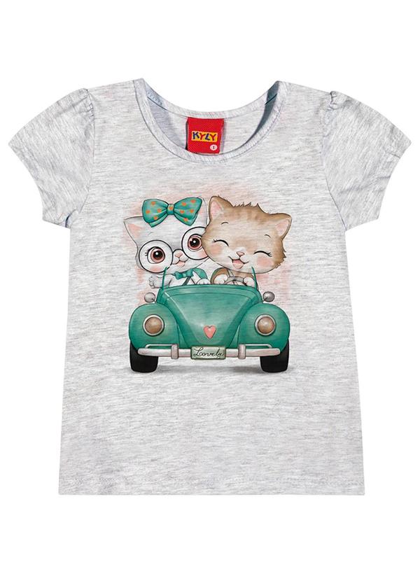 Kyly - Conjunto Infantil Menina Bichinhos Cinza 2