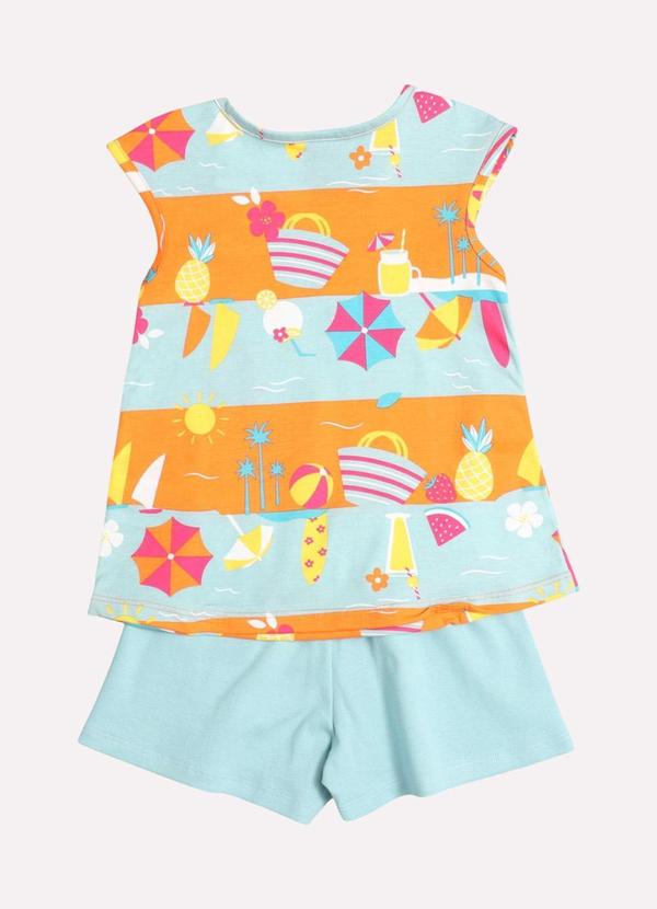 Kyly - Conjunto Infantil Menina Bichinhos Laranja 3