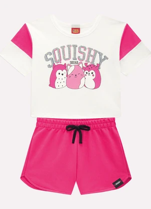 Kyly - Conjunto Infantil Menina Bichinhos Off White - KYLY