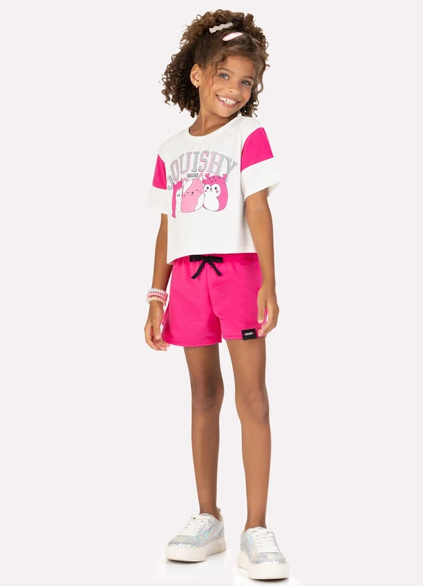 Kyly - Conjunto Infantil Menina Bichinhos Off White