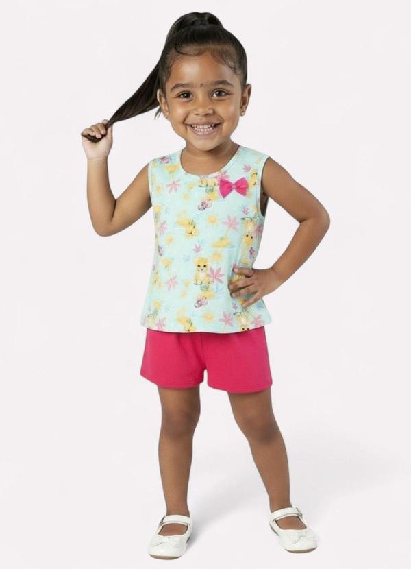 Kyly - Conjunto Infantil Menina Bichinhos Verde 1