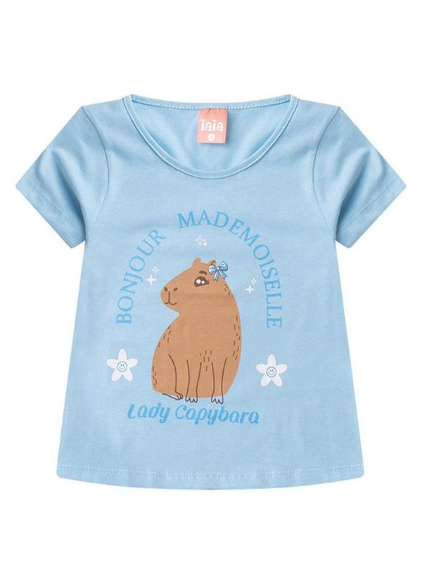 Rosa Azul - Conjunto Infantil Menina Bonjour Iaia Azul 3