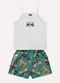Kyly - Conjunto Infantil Menina Borboletas Cinza - variação: Cinza