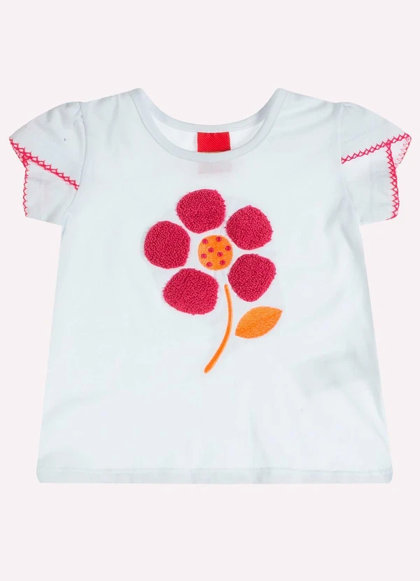 Kyly - Conjunto Infantil Menina Bordado Branco 2