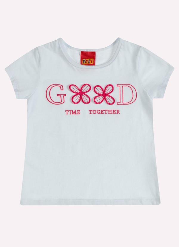 Kyly - Conjunto Infantil Menina Bordado Branco 2