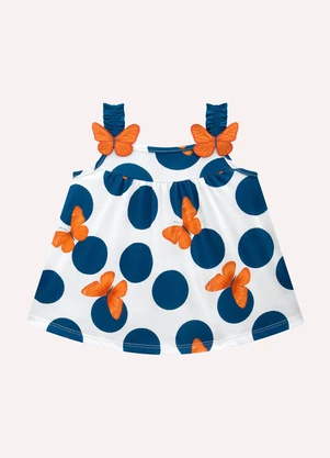 Kyly - Conjunto Infantil Menina Bordado Branco - KYLY
