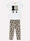 Milon - Conjunto Infantil Menina Bordado Branco - variação: Branco
