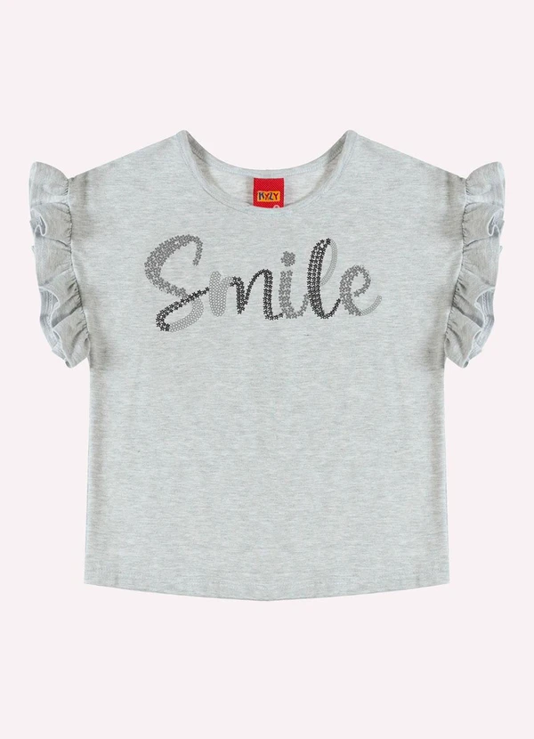 Kyly - Conjunto Infantil Menina Bordado Cinza 2