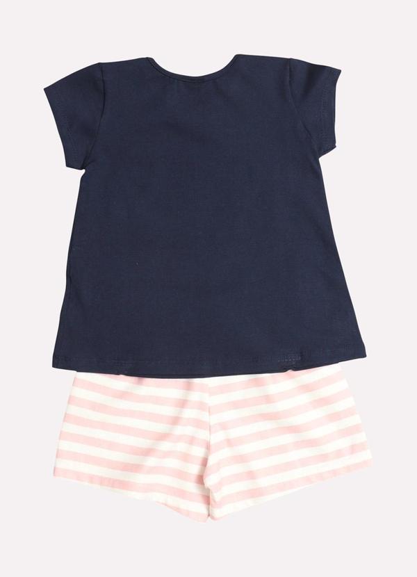 Kyly - Conjunto Infantil Menina Cachorro Azul 3