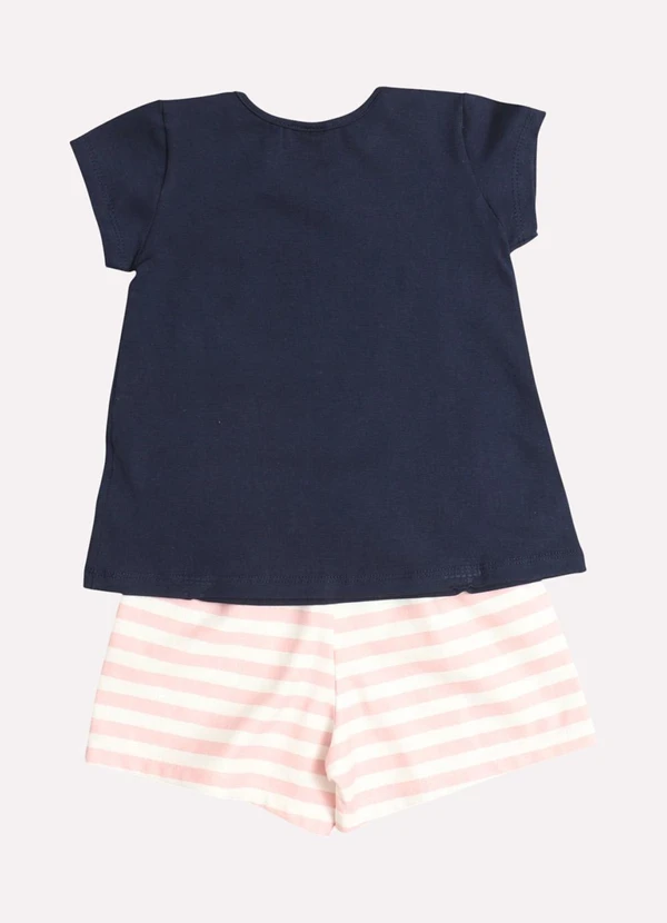 Kyly - Conjunto Infantil Menina Cachorro Azul 3