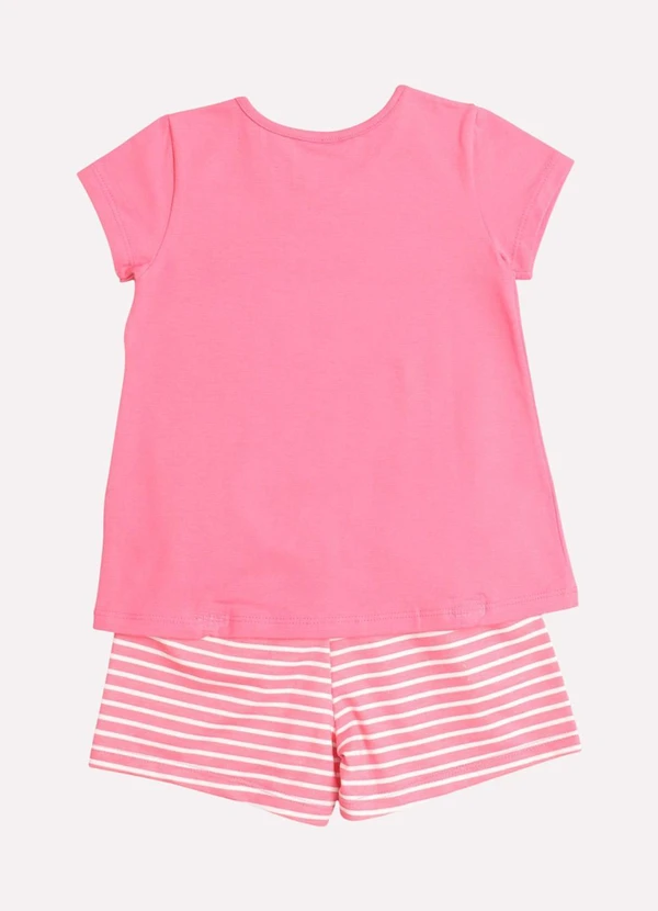 Kyly - Conjunto Infantil Menina Cachorro Rosa 3