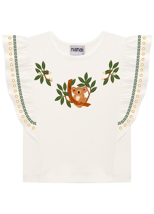 Nanai - Conjunto Infantil Menina Coala Off White 2