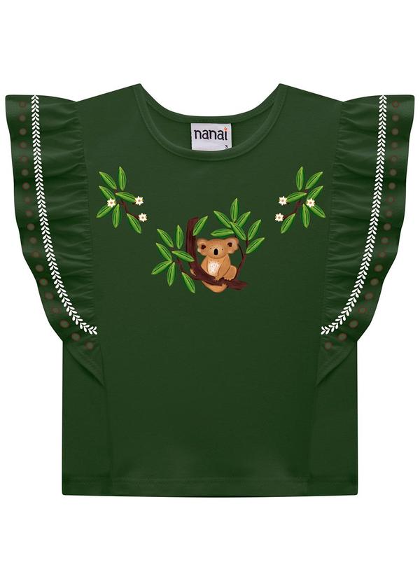 Nanai - Conjunto Infantil Menina Coala Verde 3