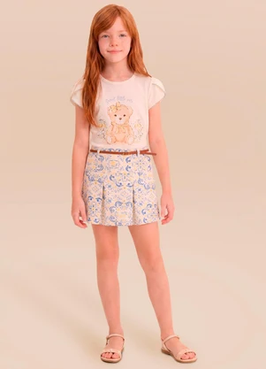 Mundi - Conjunto Infantil Menina com Aplique Metalizado - MUNDI