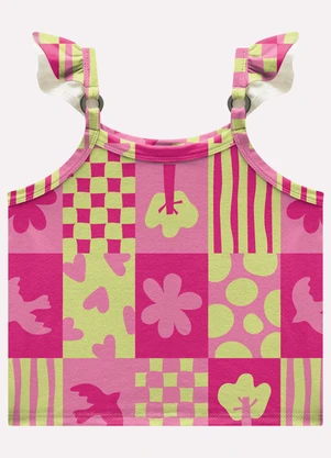 Kyly - Conjunto Infantil Menina com Bolsos Rosa - KYLY