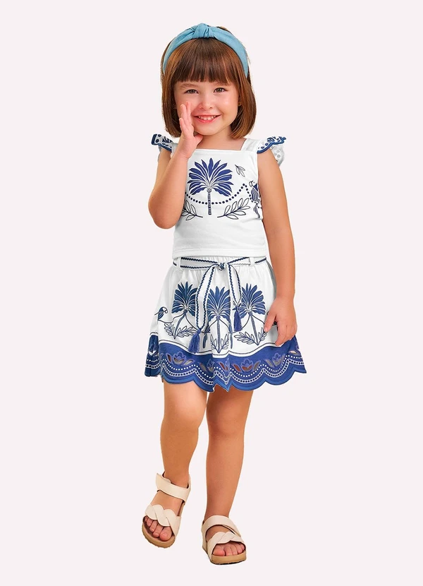 Nanai - Conjunto Infantil Menina com Corte a Laser Nanai 1