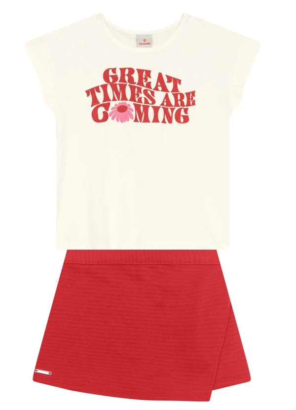 Brandili - Conjunto Infantil Menina com Glitter Natural 2