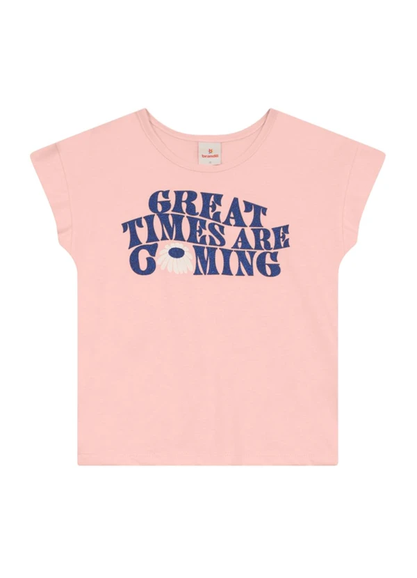 Brandili - Conjunto Infantil Menina com Glitter Rosa 3