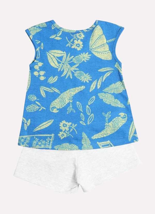 Kyly - Conjunto Infantil Menina com Laço Azul 3