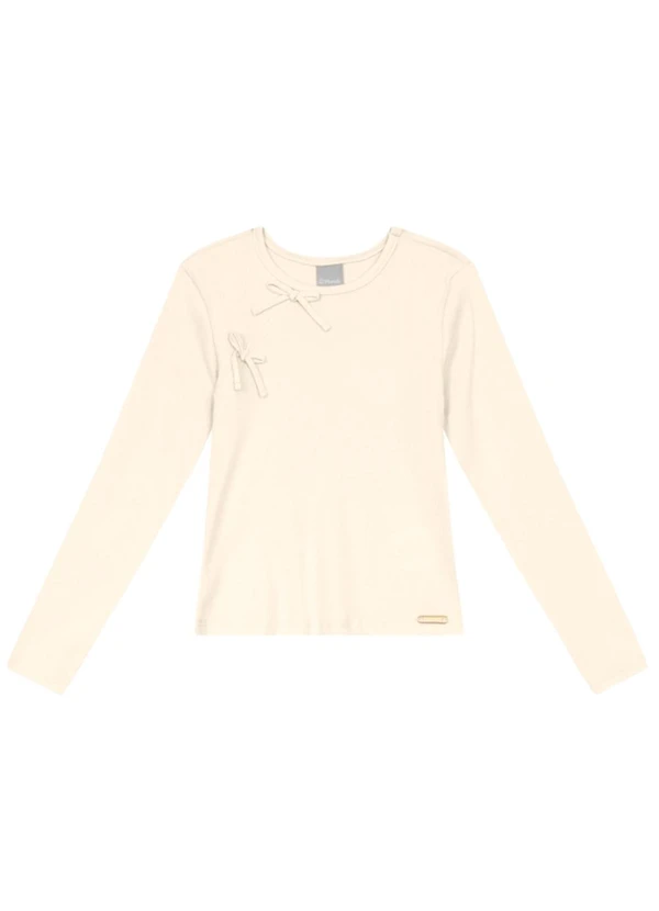 Brandili Mundi - Conjunto Infantil Menina com Laço Natural 3