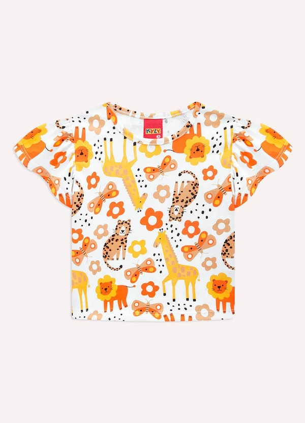 Kyly - Conjunto Infantil Menina com Ponto Concha Branco 3