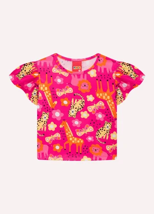 Kyly - Conjunto Infantil Menina com Ponto Concha Rosa - KYLY